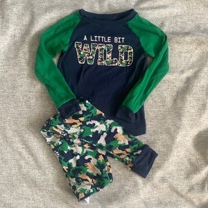 Wonder Nation Wildlife Pajamas - 3T